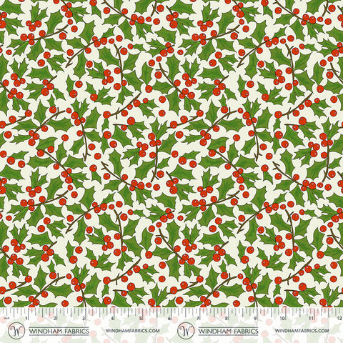 Windham Jolly Collage 55220 2 Marshmallow Berries By The Yard