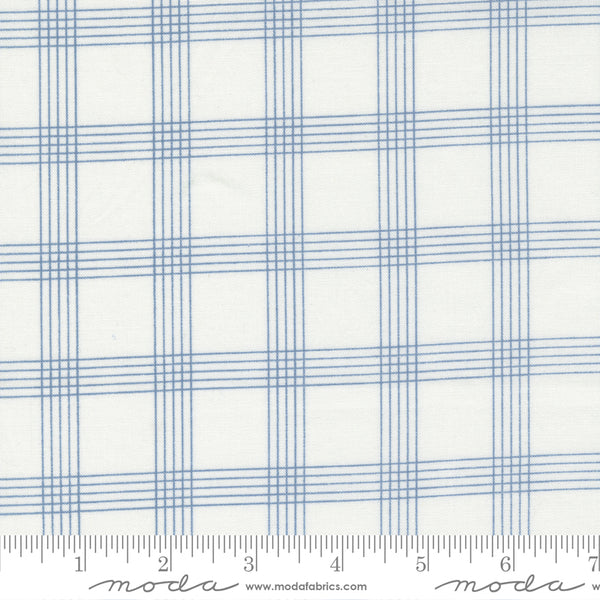 Moda Nantucket Summer 55262 24 Cream Blue 1.75 YARDS
