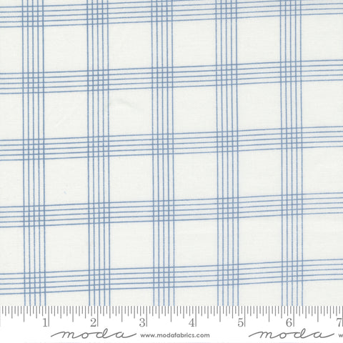 Moda Nantucket Summer 55262 24 Cream Blue 1.75 YARDS