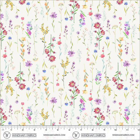 Windham Serafina 55269 1 White Bright Garden By The Yard