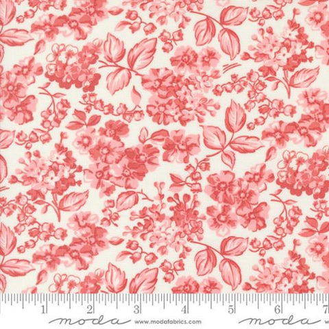 Moda - Rosemary Cottage 55312 21 Cream Strawberry By The Yard