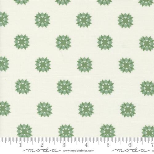 Moda - Rosemary Cottage 55315 18 Cream Sage By The Yard