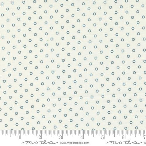 Moda - Rosemary Cottage 55318 11 Cream Navy By The Yard