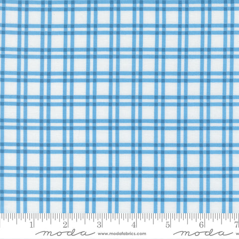 Moda Blueprint 55332 11 White Harbor Plaid By The Yard