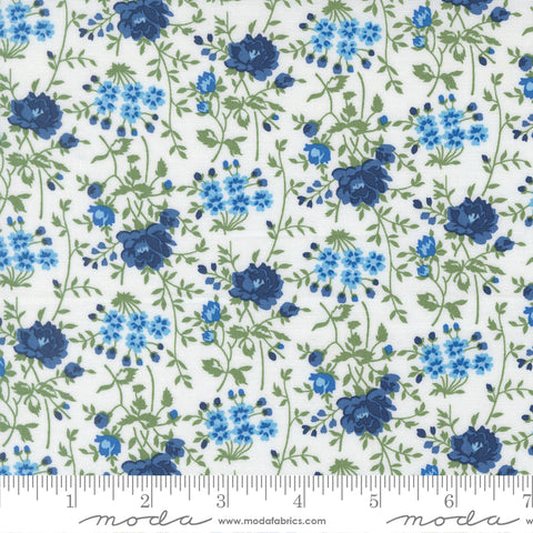 Moda Blueprint 55333 11 White Multi Bloomsbury By The Yard