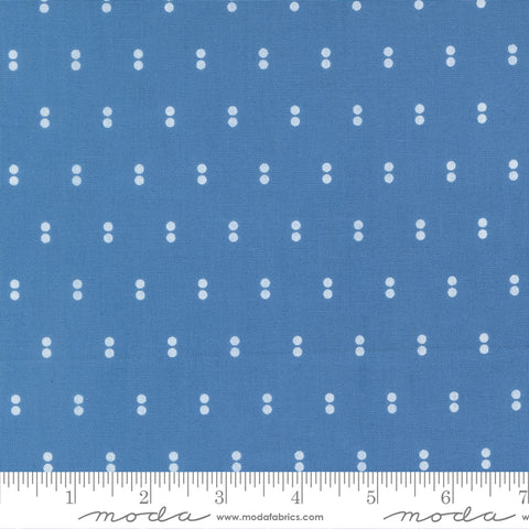 Moda Blueprint 55334 15 Blue Dots By The Yard