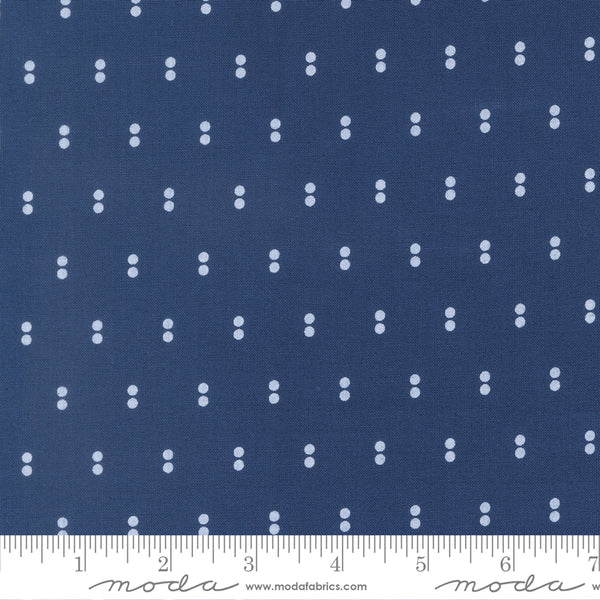 Moda Blueprint 55334 16 Navy Dots By The Yard