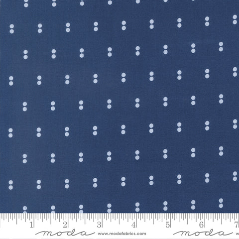 Moda Blueprint 55334 16 Navy Dots By The Yard