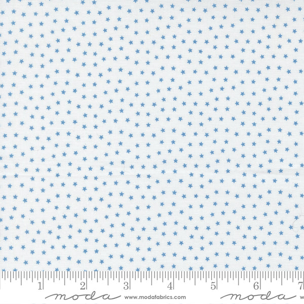 Moda Blueprint 55337 11 White Blue Starlight By The Yard
