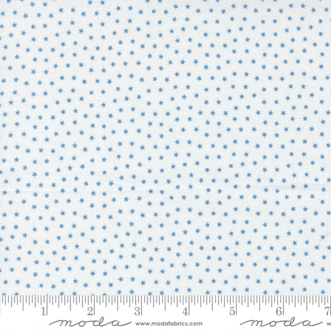 Moda Blueprint 55337 11 White Blue Starlight By The Yard
