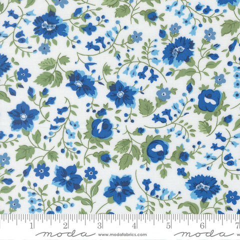 Moda Blueprint 55338 11 White Multi Vineyard By The Yard