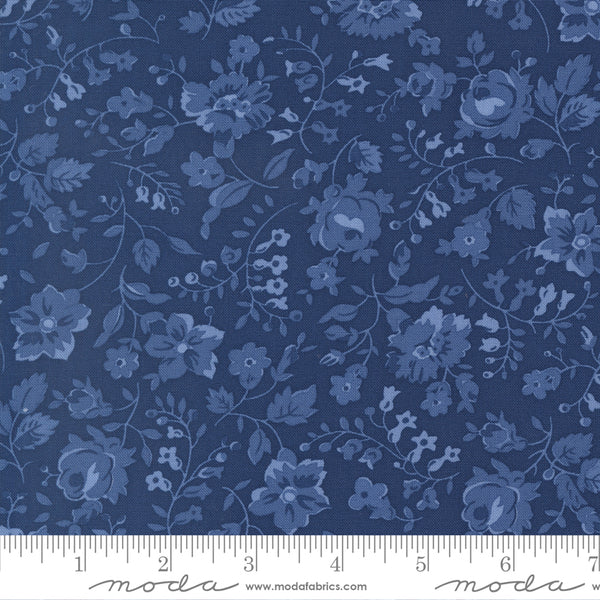 Moda Blueprint 55338 16 Navy Vineyard By The Yard