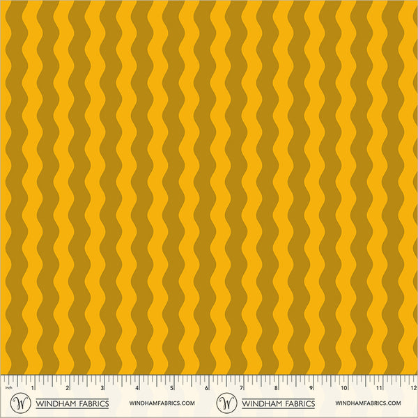 Windham Annabel's Blenders 55381 3 Soft Gold Waves By The Yard