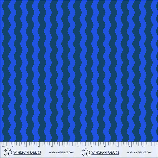 Windham Annabel's Blenders 55381 8 Cobalt Waves By The Yard