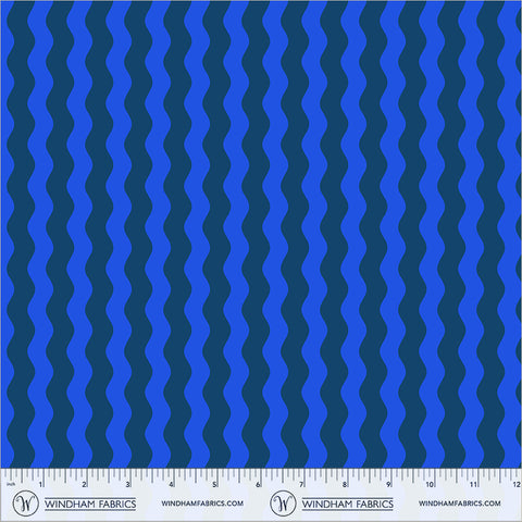 Windham Annabel's Blenders 55381 8 Cobalt Waves By The Yard