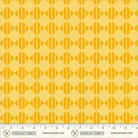 Windham Annabel's Blenders 55382 19 Just Yellow Checker By The Yard