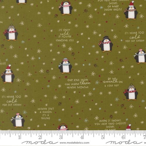 Moda Chilly 55711 13 Pine Mr. Penguin By The Yard