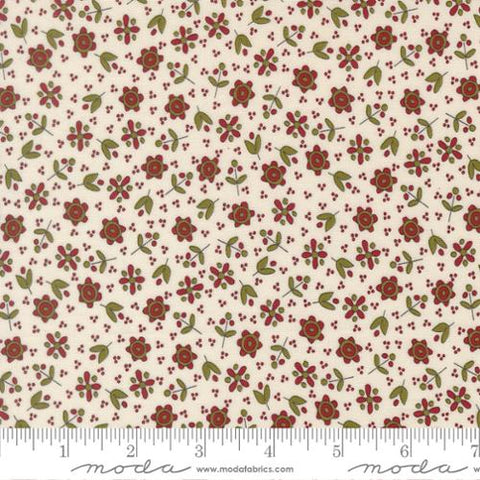 Moda Chilly 55712 11 Vanilla Christmas Flowers By The Yard