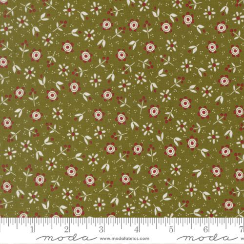 Moda Chilly 55712 23 Pine Christmas Flowers By The Yard