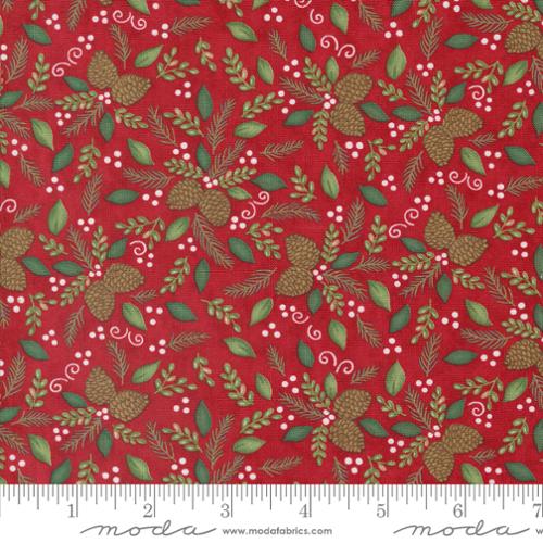 Moda - Woodland Winter 56094 13 Cardinal Red By The Yard