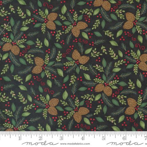 Moda - Woodland Winter 56094 17 Charcoal Black By The Yard