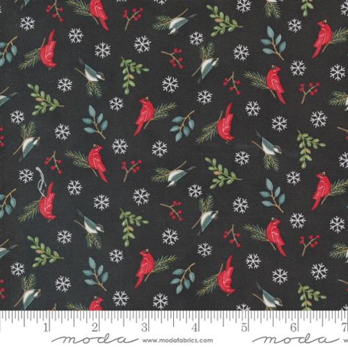 Moda - Woodland Winter 56096 17 Charcoal Black By The Yard