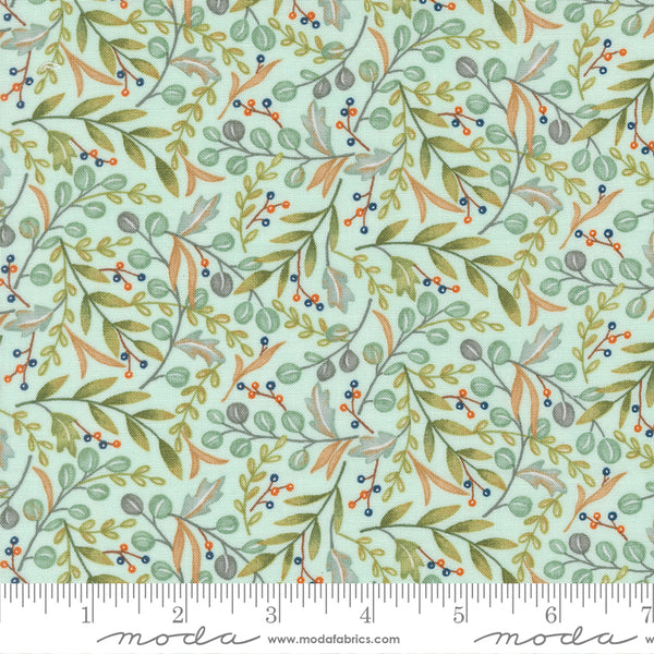 Moda I Love Fall Most Of All 56143 13 Aqua Fall Foliage By The Yard