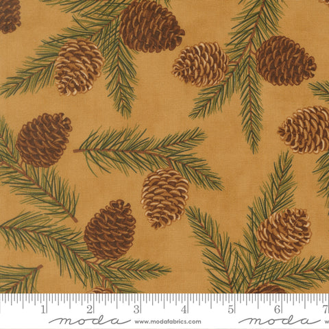 Moda Northwoods Lodge 56191 12 Fawn Pinecones By The Yard