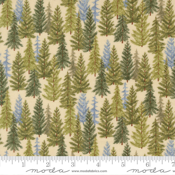 Moda Northwoods Lodge 56192 11 Natural Tree Line By The Yard