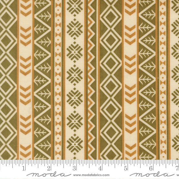 Moda Northwoods Lodge 56193 21 Natural Northwest Stripes By The Yard