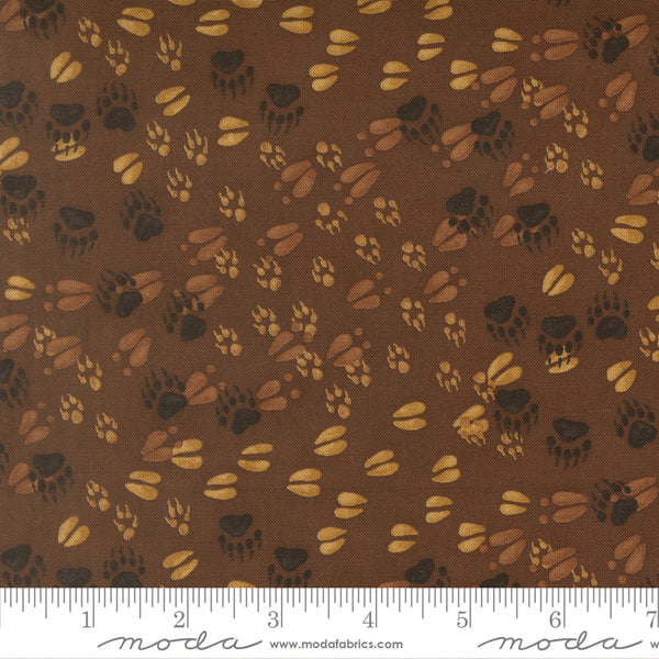 Moda Northwoods Lodge 56194 14 Mud Animal Tracks By The Yard