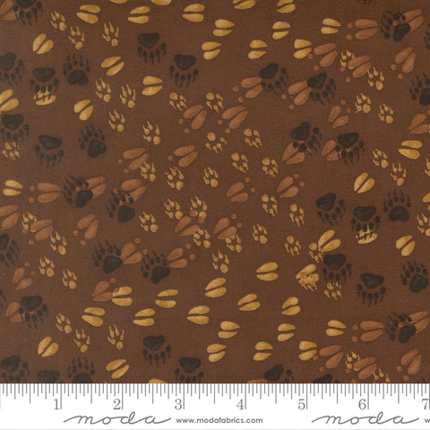 Moda Northwoods Lodge 56194 14 Mud Animal Tracks By The Yard