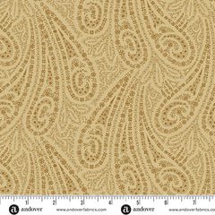 Andover Toasted 5866 N Almond Grand Paisley By The Yard – Jordan