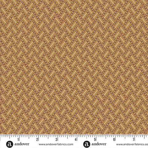 Andover Toasted 5871 L Shortbread Chevron By The Yard