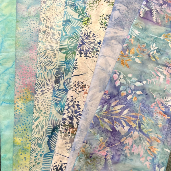 Matt's Mystery Bundles -  4.86 yards  - Batiks #59 - Assorted Remnants