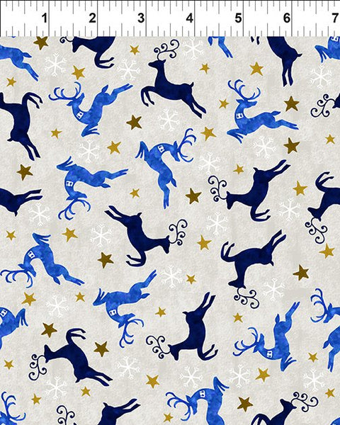 In The Beginning New Snow 5NS 1 Blue Reindeer By The Yard