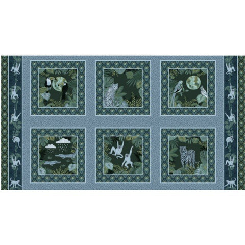 Studio E Earth Day Every Day 6156 76 Blue/Green 24" Panel By The PANEL (not strictly by the yard)