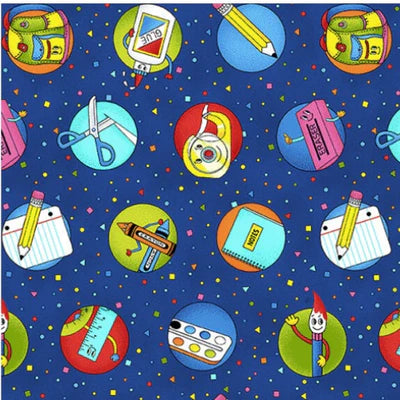 Studio E It's Elementary 6300 77 Dark Blue Big Dot By The Yard