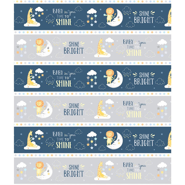 Wilmington Baby's Adventure 69307 495 Multi Repeating Stripe By The Yard