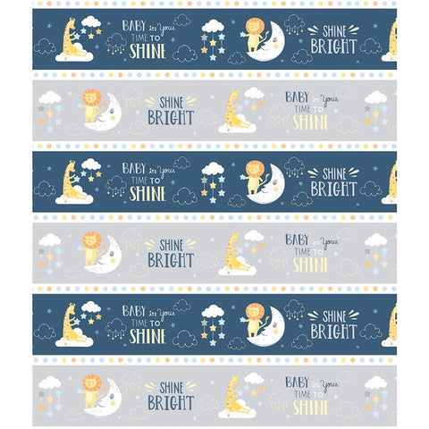 Wilmington Baby's Adventure 69307 495 Multi Repeating Stripe By The Yard