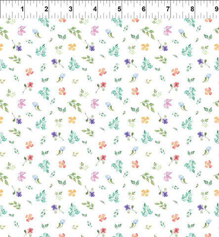 In The Beginning - Butterfly Fantasy - 6BF 1 Sprigs Multi By The Yard
