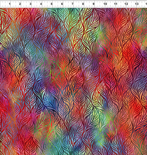 In The Beginning Impressions 6JYS 1 Leaves Multi By The Yard