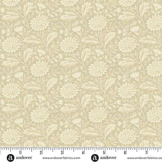 Andover Autumn Bouquet 10178 L Cream Marigold By The Yard