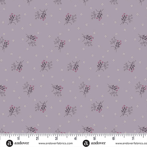 Andover Autumn Bouquet 10179 P Purple Nosegay By The Yard