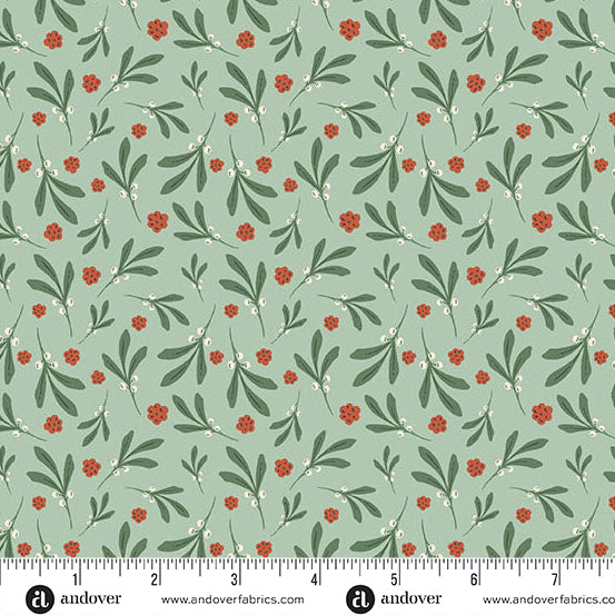 Andover Nordic Summer 10321 T Hot Spring Berry Spray By The Yard