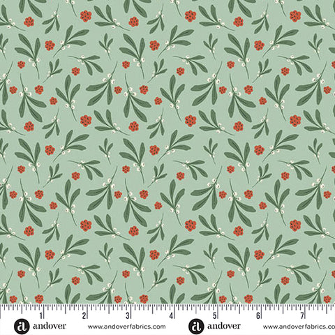 Andover Nordic Summer 10321 T Hot Spring Berry Spray By The Yard