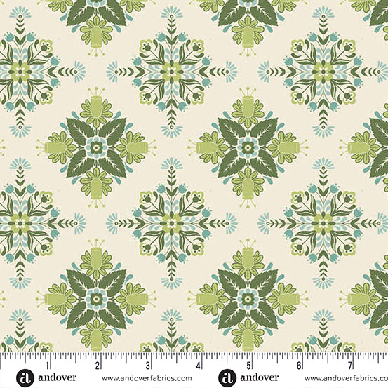 Andover Nordic Summer 10326 L Buttermilk Nordica By The Yard