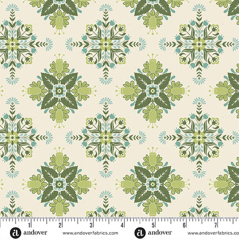 Andover Nordic Summer 10326 L Buttermilk Nordica By The Yard