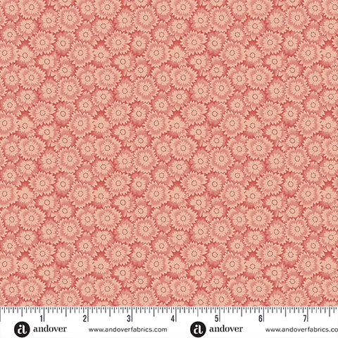 Andover Jingle Bell 10355 E Pink Poinsettia Patch By The Yard