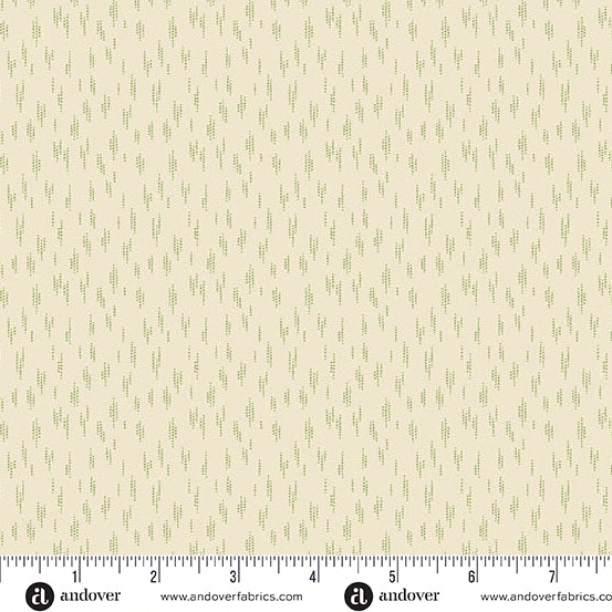 Andover Jingle Bell 10358 L Sage Snow Shower By The Yard